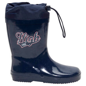 Botas de agua con estampado y cuello impermeable 