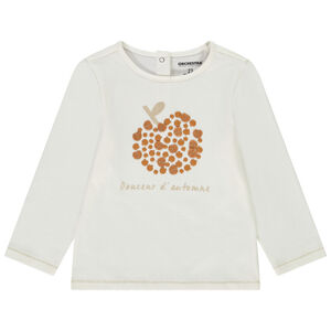 Camiseta de manga larga de punto en relieve para bebé niña Main Camiseta de manga larga de punto en relieve para bebé niña