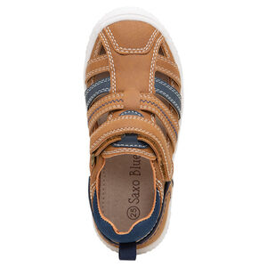 Sandalias efecto piel con cierre de velcro para niño 