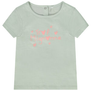 Camiseta manga corta print fantasía para bebé niña 