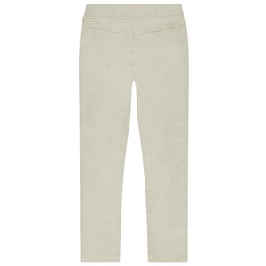Jeggings de felpa lisa para niña 