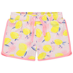 Short de jersey para niña con estampado y cintura elástica 
