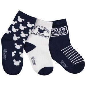 Pack de 3 pares de calcetines de jersey Mickey Disney 