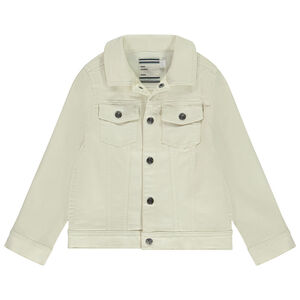 Cazadora vaquera unicolor estilo obrero para niño 