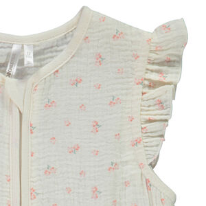 Gigoteuse en doble gasa TOG 0.5 estampado flores para bebé niña 