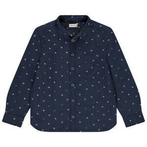 Camisa de manga larga con estampado de triángulos para niño 