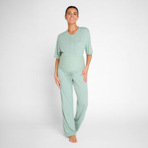 Pantalon de pyjama de grossesse avec bandeau haut  Main Pantalon de pyjama de grossesse avec bandeau haut