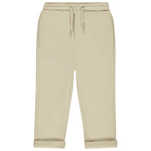 Pantalón liso con cordón ajustable para bebé niño 