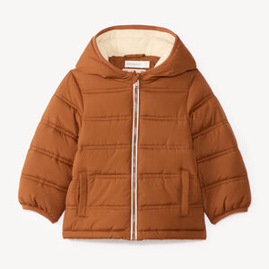 Chaqueta acolchada con capucha para bebé niño. 