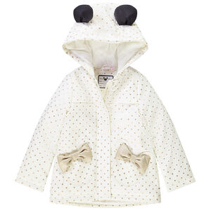 Parka gomme Minnie Disney imprimé pois pour fille Main Parka gomme Minnie Disney imprimé pois pour fille