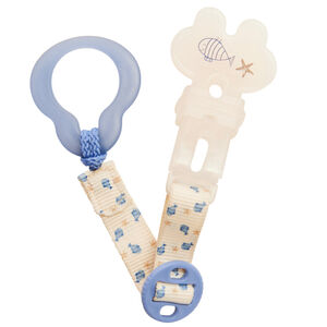 Sujetachupetes con clip Pez 