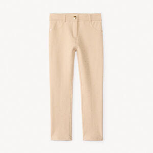 Pantalon skinny imprimé pois pailletés pour fille  Main Pantalon skinny imprimé pois pailletés pour fille