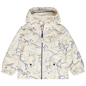 Chaqueta cortavientos estampada de dinosaurios para bebé niño 