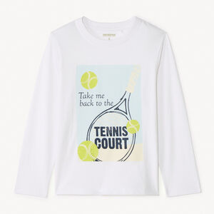 Camiseta de manga larga estampada para niño 