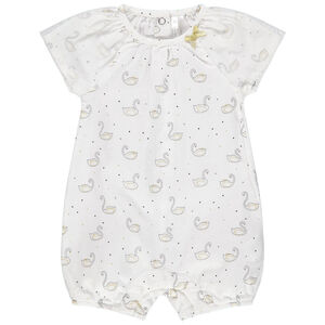 Mono corto estampado cisnes all-over Main Mono corto estampado cisnes all-over