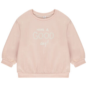 Sudadera oversize estampada para bebé niña  Main Sudadera oversize estampada para bebé niña