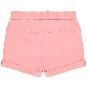 Short liso en jersey slub para bebé niña 