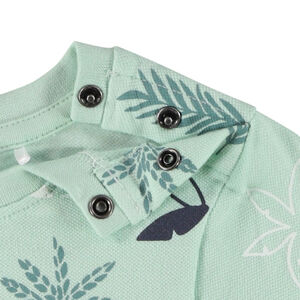 Conjunto 2 piezas estampado palmeras para bebé niño 