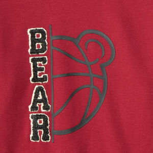 Sudadera oversize de felpa con motivo de baloncesto para bebé niño 