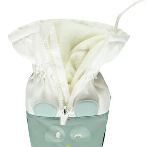 Manoplas de esquí Panda unidas con cremallera para bebé niño 