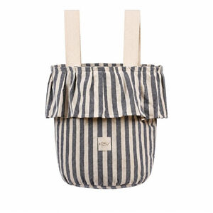 Bolso carrito Basket Stripe - Gris 