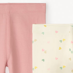 Pack de 2 calzoncillos lisos y estampados niña bebé 