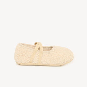 Zapatillas de bebé niña en rizo 
