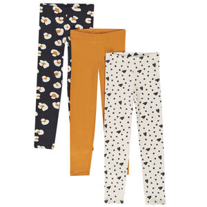Lot de 3 caleçons en jersey imprimé fantaisie pour fille Main Lot de 3 caleçons en jersey imprimé fantaisie pour fille