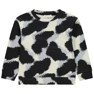 Sudadera de felpa con estampado original para niño  Main Sudadera de felpa con estampado original para niño