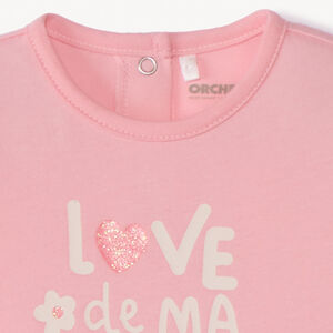 Pelele de jersey estampado para bebé niña 