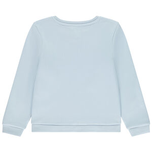 Sudadera de felpa estampada niña 
