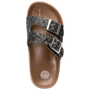 Sandalias brillantes con hebillas de fantasía 