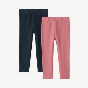 Pack de 2 calzoncillos lisos de felpa para bebé niña  Main Pack de 2 calzoncillos lisos de felpa para bebé niña