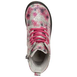 Botines efecto escamas con estampado floral para niña 
