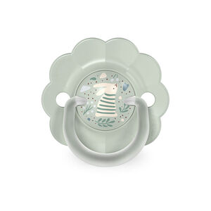 Chupete tetina fisiológica silicona SX PRO Wonder 0-6M verde 