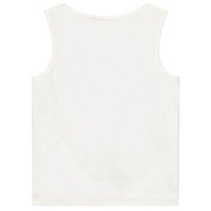 Camiseta sin mangas con efecto nudo y lentejuelas niña 