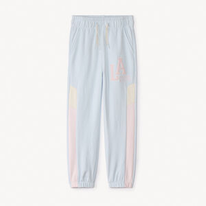 Sudadera holgada de felpa con efecto de bloques de color para niña 