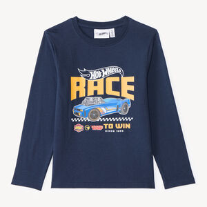 Camiseta de manga larga para niño Hot Wheels 