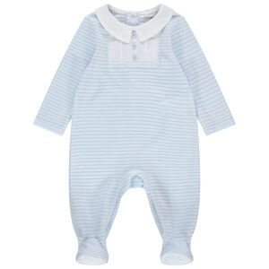 Pelele de terciopelo acanalado con botones decorativos para bebé niño 