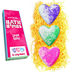 Bomba de baño corazón set 3 unidades  