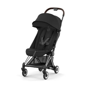 Poussette ultra-compacte Coya chrome/sepia black  Main Poussette ultra-compacte Coya chrome/sepia black