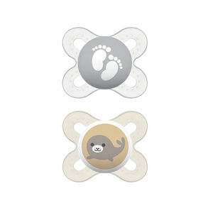 Pack de 2 chupetes silicona Start 0-2M (modelo aleatorio) 
