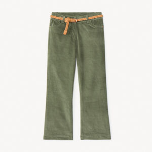 Pantalon bootcut en velours + ceinture tressée pour fille  Main Pantalon bootcut en velours + ceinture tressée pour fille