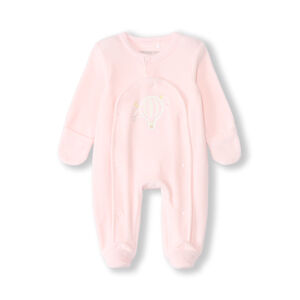 Pelele de terciopelo con parche de globo aerostático para bebé niña prematura 