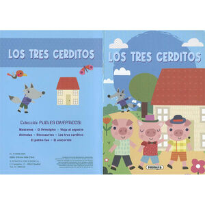 Cuento y Puzzle Los tres cerditos +3 años 
