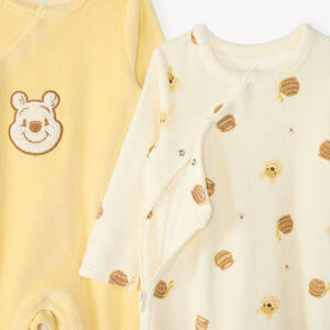 Conjunto de 2 pijamas de terciopelo para bebé niño Winnie the Pooh Disney 