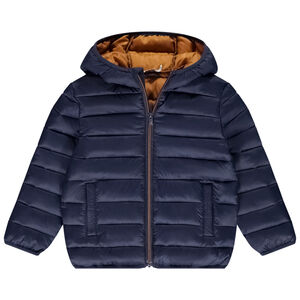 Chaqueta ligera con capucha bicolor para niño  Main Chaqueta ligera con capucha bicolor para niño