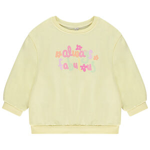 Sudadera oversize estampada para bebé niña  Main Sudadera oversize estampada para bebé niña