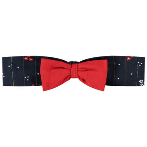 Diadema con lazo estampado floral para bebé niña 