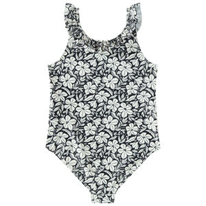 Bañador de una pieza estampado de flores niña 